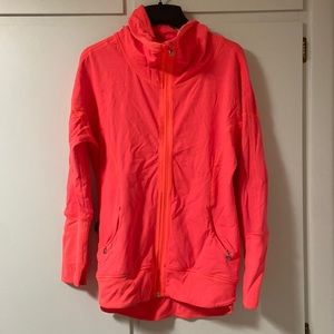 Lululemon neon orange running jacket